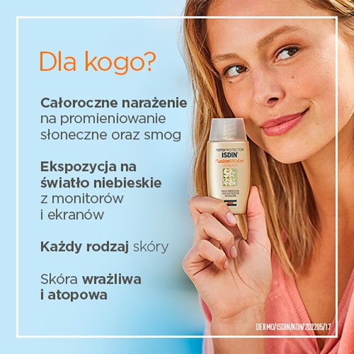Zdjęcie produktu - 3 ISDIN Fusion Water Urban krem przeciwsłoneczny SPF30, 50ml
