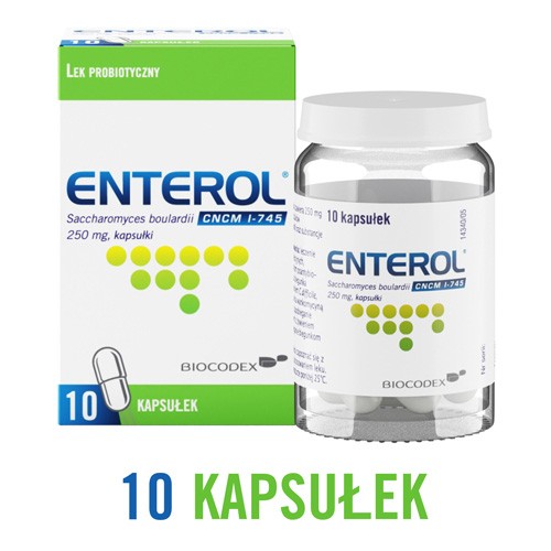 Miniaturka artykułu - #0 ENTEROL 250mg, 10kaps.