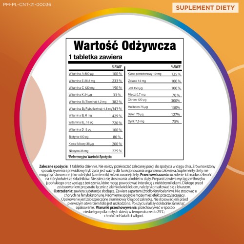 Zdjęcie produktu - 3 Centrum Energia Kompletne od A do Z, 30 tabletek