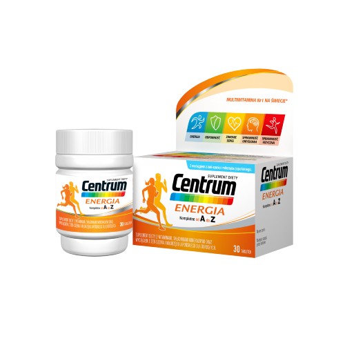 Zdjęcie produktu - 4 Centrum Energia Kompletne od A do Z, 30 tabletek