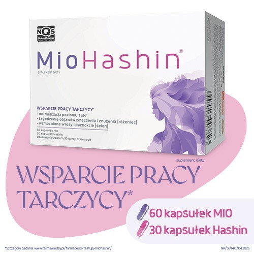 Miniaturka artykułu - #0 MIOHASHIN 60kaps. MIO + 30kaps. HASHIN