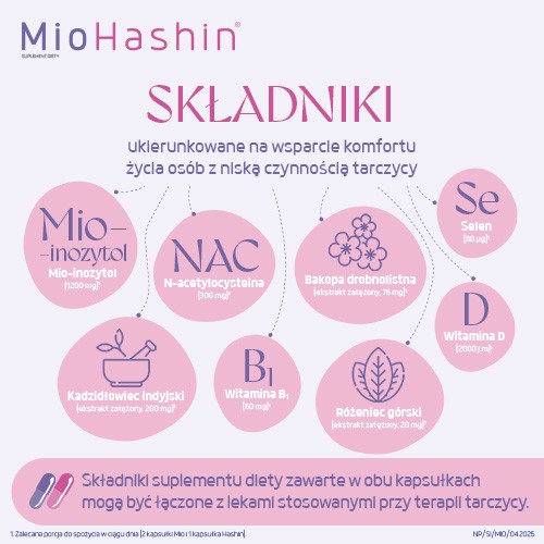 Miniaturka artykułu - #1 MIOHASHIN 60kaps. MIO + 30kaps. HASHIN