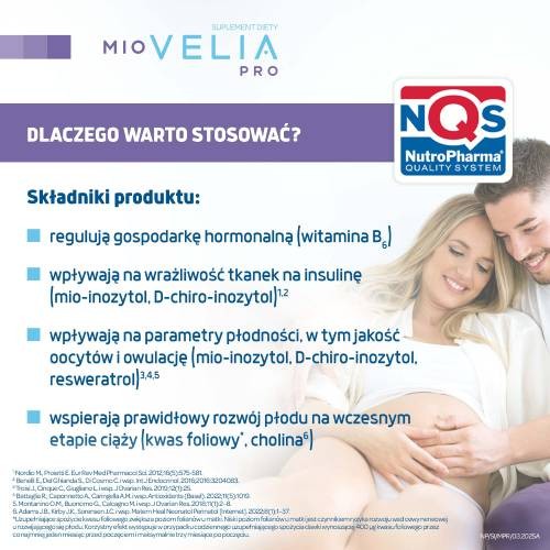 Zdjęcie produktu - 4 MIOVELIA PRO, 30kaps. + 30 saszetek