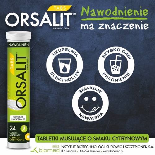 Zdjęcie produktu - 2 Orsalit Elektrolity, 24tabl. mus.