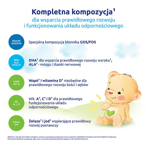 Miniaturka artykułu - #1 Bebiko 2 NUTRIflor Expert Mleko następne dla niemowląt powyżej 6. miesiąca życia, 600g