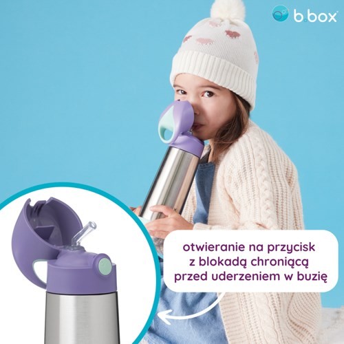 Miniaturka artykułu - #0 B.BOX Bidon termiczny Blue Slate, 500ml	