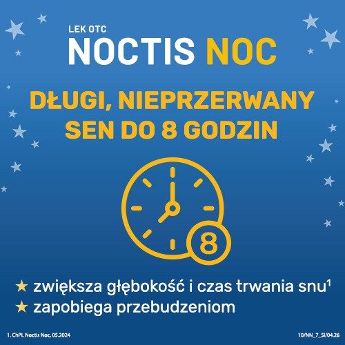 Zdjęcie produktu - 3 Noctis Noc 12,5mg - Lek na bezsenność, 7 tabletek