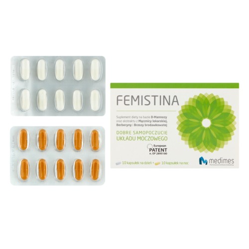 Miniaturka artykułu - #0 Femistina 2+1 (zestaw), 3x10 kapsułek dzień + 3x10 kapsułek noc