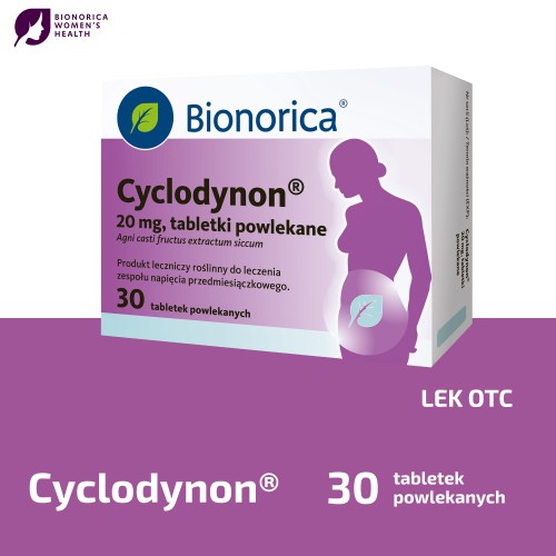 Miniaturka artykułu - #0 BIONORICA Cyclodynon 20mg, 30 tabletek powlekanych