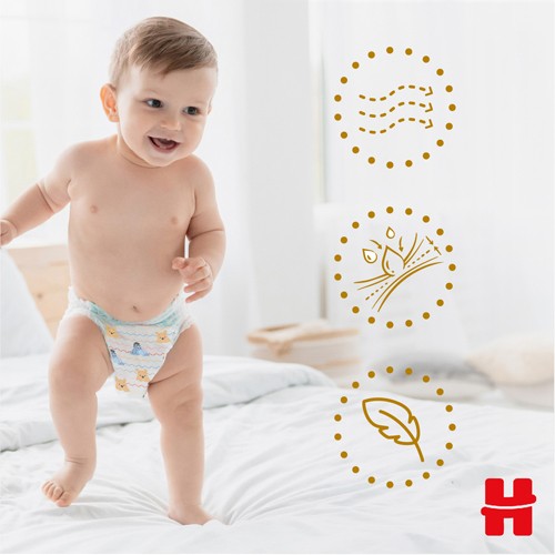 Miniaturka artykułu - #0 HUGGIES Pieluchomajtki Elite Soft rozmiar 4 (9-14kg), 38szt.