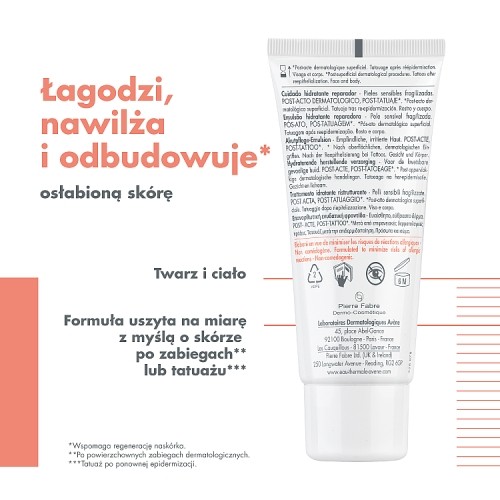 Zdjęcie produktu - 1 AVENE CICALFATE+ Nawilżająca emulsja regenerująca, 40ml