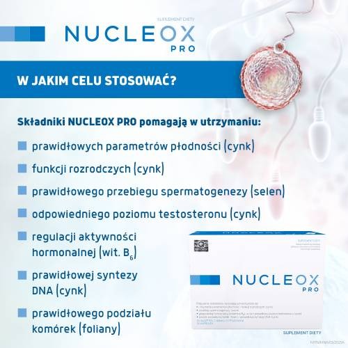 Miniaturka artykułu - #1 NUCLEOX Pro, 30 saszetek + 30 kapsułek