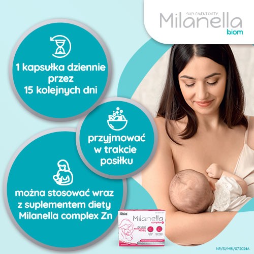 Zdjęcie produktu - 3 MILANELLA Biom, 15 kapsułek