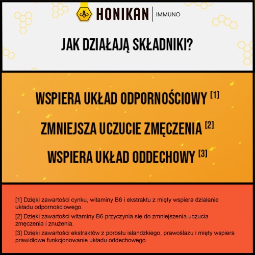 Zdjęcie produktu - 2 HONIKAN IMMUNO Na odporność i energię Syrop, 120ml