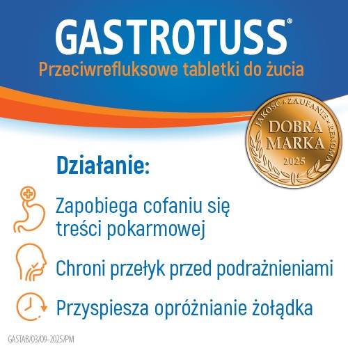 Zdjęcie produktu - 4 Gastrotuss, 24 tabletki do żucia
