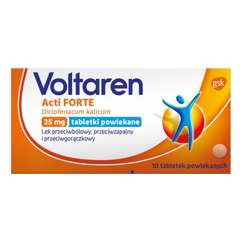 Zdjęcie produktu - 3 VOLTAREN ACTI FORTE 25mg, 10 tabl.