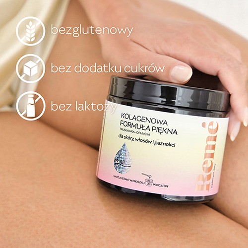 Zdjęcie produktu - 4 REME Kolagenowa Formuła Piękna Truskawka-Opuncja Figowa, 150g
