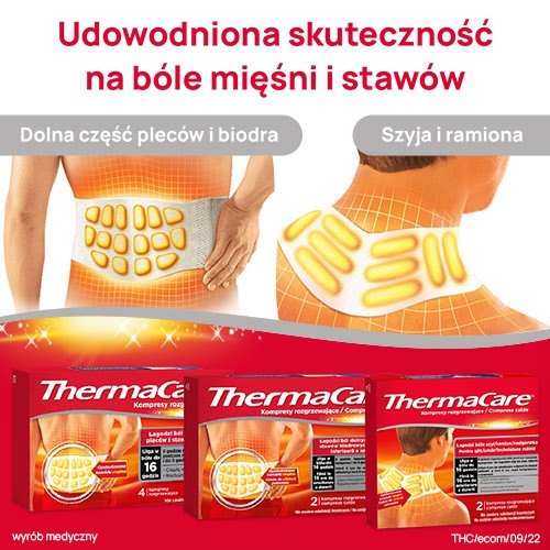 Zdjęcie produktu - 4 ThermaCare Kompresy rozgrzewające na dolne okolice plec&oacute;w i stawy biodrowe, 4 szt.