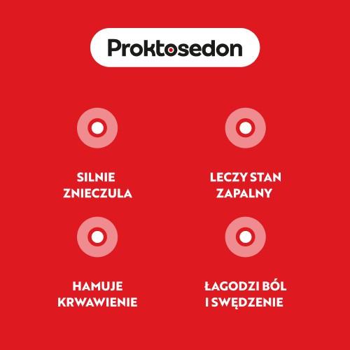 Zdjęcie produktu - 0 Proktosedon maść, 15 g - lek na hemoroidy
