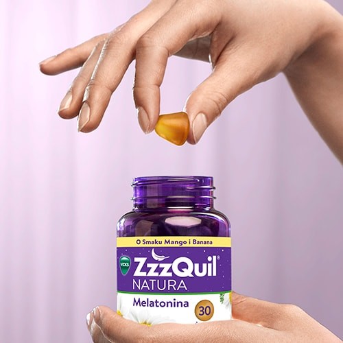 Zdjęcie produktu - 3 Vicks ZzzQuil Natura mango & banan, 30 żelek
