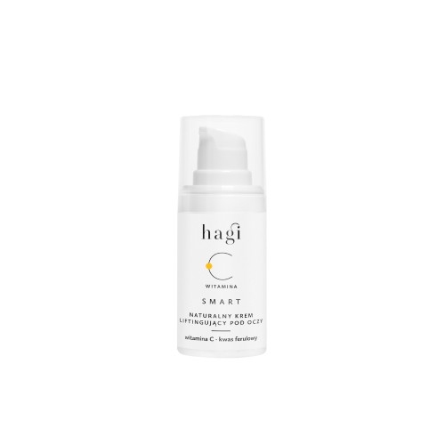 Miniaturka artykułu - #0 HAGI Smart C Naturalny krem liftingujący pod oczy z witaminą C, 15ml