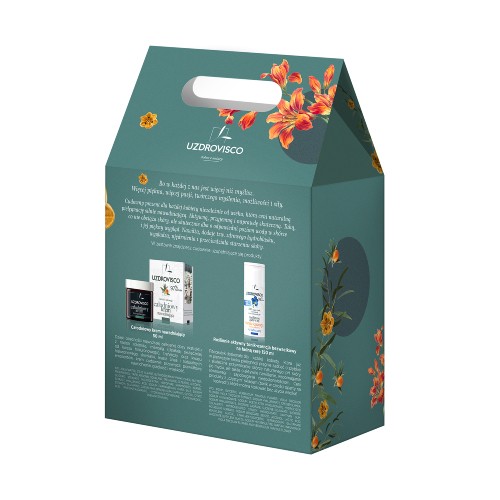 Zdjęcie produktu - 0 UZDROVISCO zestaw ROKITNIK Całodniowy krem nawadniający, 50ml + Tonik-esencja na ładną cerę, 150ml