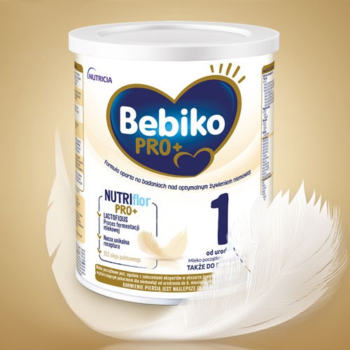 Miniaturka artykułu - #1 Zestaw Bebiko Pro+ 1 Mleko początkowe od urodzenia, 4x 700g