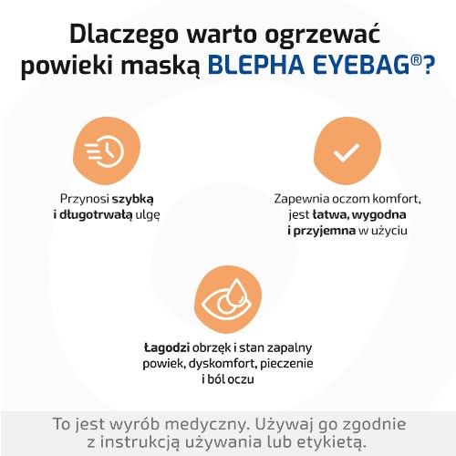 Zdjęcie produktu - 2 BLEPHA Eyebag maska na oczy - rozgrzewająca