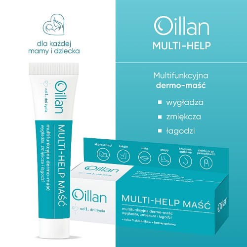 Miniaturka artykułu - #0 Oillan Multi-Help Multifunkcyjna dermo-maść, 12g