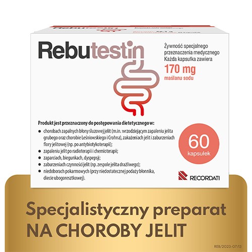 Miniaturka artykułu - #0 Rebutestin, 60kaps.