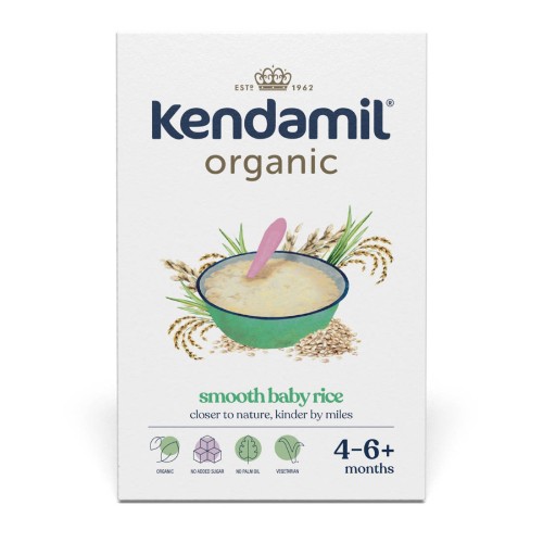 Miniaturka artykułu - #0 Kendamil BIO Bezmleczna kaszka ryżowa, 120g