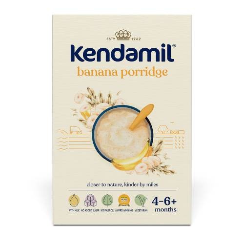 Miniaturka artykułu - #0 Kendamil Mleczna kaszka z bananem, 150g