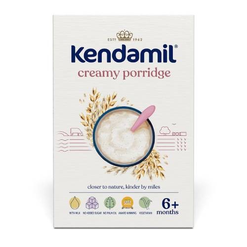 Miniaturka artykułu - #0 Kendamil Mleczna kremowa kaszka owsiana, 150g