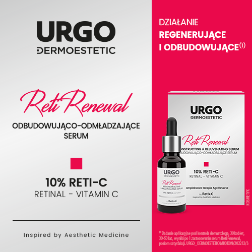 Miniaturka artykułu - #0 URGO DERMOESTETIC RetiRenewal Serum odbudowująco-odmładzające 10% RETI-C, 30ml