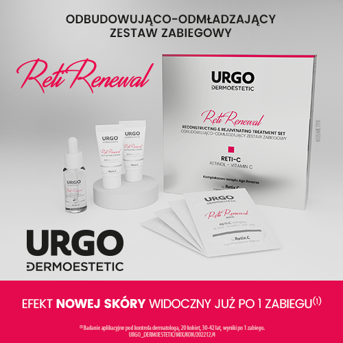 Miniaturka artykułu - #0 URGO DERMOESTETIC RetiRenewal Zestaw Zabiegowy odbudowująco-odmładzający RETI-C (Krem aktywujący, 2x5ml + Maska do twarzy, szyi i dekoltu, 4x3ml + Kojąco-regenerujące serum pozabiegowe, 10ml)