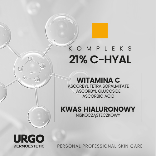 Zdjęcie produktu - 2 URGO DERMOESTETIC C-Vitalize Serum rewitalizująco-rozświetlające 21% C-HYAL, 30ml
