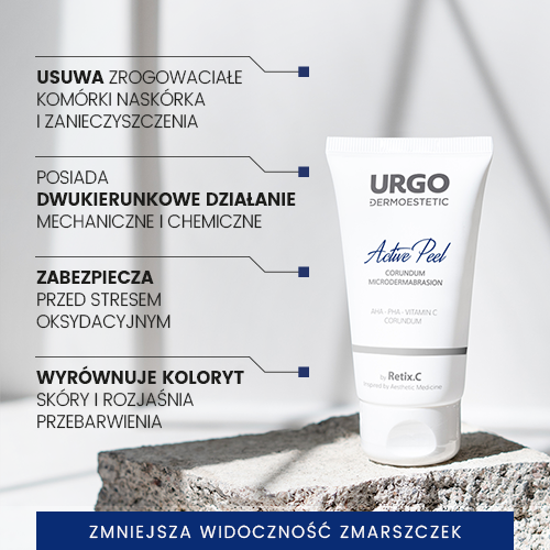 Miniaturka artykułu - #1 URGO DERMOESTETIC Active Peel Mikrodermabrazja korundowa, 50ml