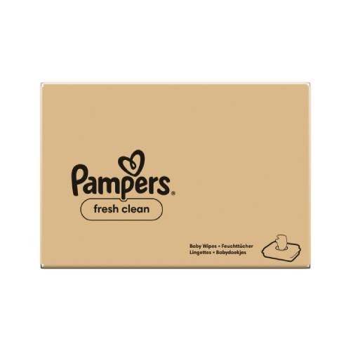 Zdjęcie produktu - 2 Pampers Fresh Clean Chusteczki nawilżane, 6x 52szt.