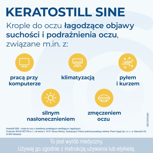Zdjęcie produktu - 2 KERATOSTILL Sine krople do oczu, 10ml