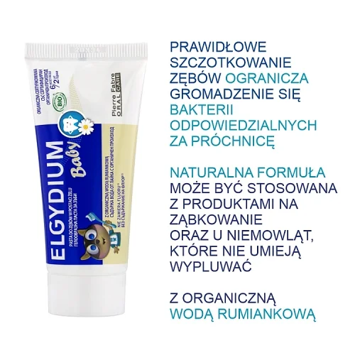 #2 – ELGYDIUM Baby Żel do zęb&oacute;w dla dzieci 6m+, 30ml
