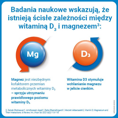 Zdjęcie produktu - 2 Magvit Forte D3, 50 tabletek dojelitowych