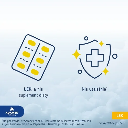 #3 – Senamina 12,5 mg - Lek pomagający w zasypianiu,14 tabletek
