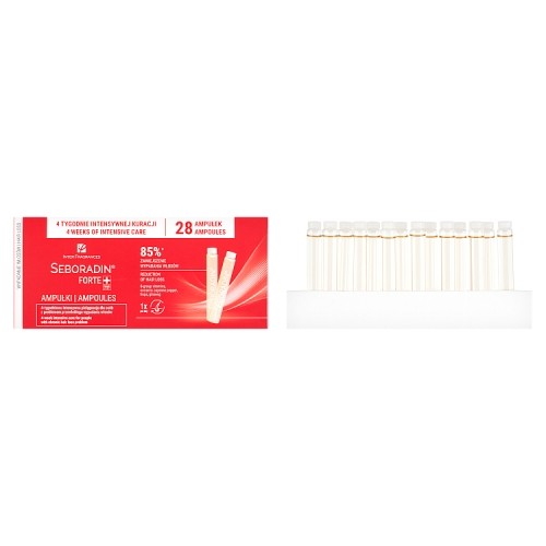 Miniaturka artykułu - #0 SEBORADIN Forte Ampułki DUO PACK, 28 ampułek x 5,5ml