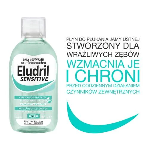 #2 – Eludril SENSITIVE Płyn do płukania jamy ustnej, 500 ml