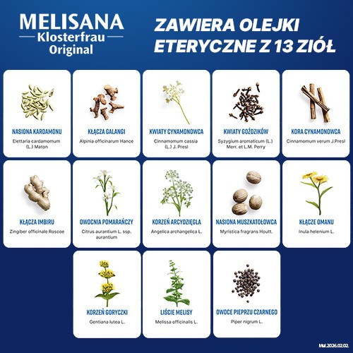 Zdjęcie produktu - 2 Melisana Klosterfrau Original Płyn doustny, płyn na sk&oacute;rę, 235 ml