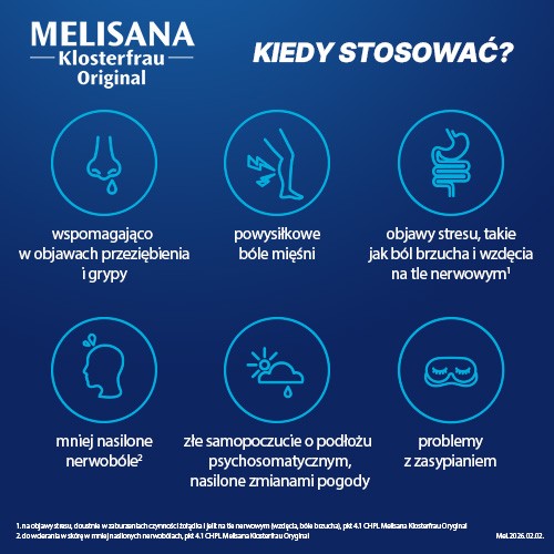 Zdjęcie produktu - 3 Melisana Klosterfrau Original Płyn doustny, płyn na sk&oacute;rę, 235 ml