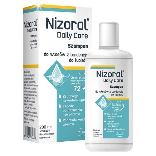 Miniaturka artykułu - #0 Nizoral Daily Care szampon zapobiega nawrotom łupieżu, 200 ml