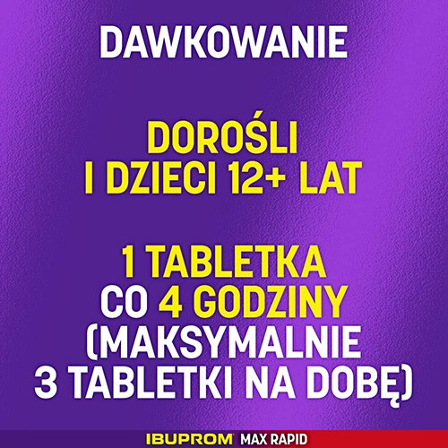 Zdjęcie produktu - 2 IBUPROM MAX RAPID, 24 tabl.