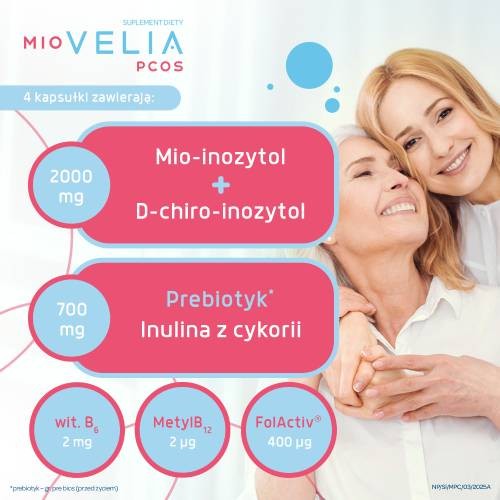 Miniaturka artykułu - #1 Miovelia PCOS, 60 kaps.