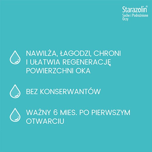 Miniaturka artykułu - #0 Zestaw Starazolin Suche i Podrażnione Oczy krople do oczu, 3x 10ml